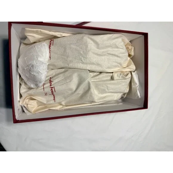 Mens Salvatore FERRAGAMO Celso Dark blue Leather (Suede) Horsebit Loafer SIZE 9D - Picture 5 of 6